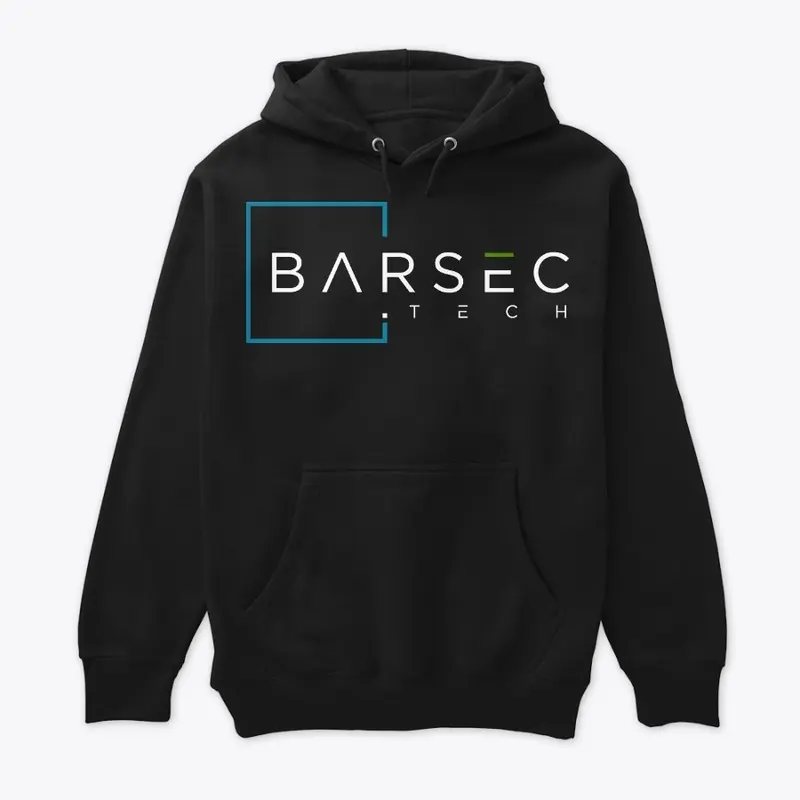 White Letter Barsec Logo